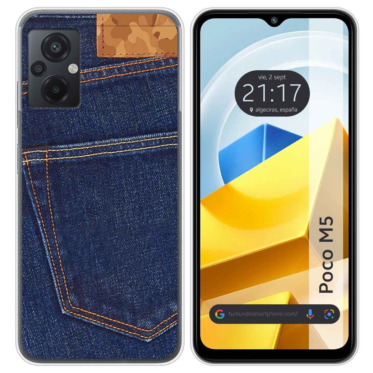 Funda Silicona para Xiaomi POCO M5 diseño Vaquero Dibujos