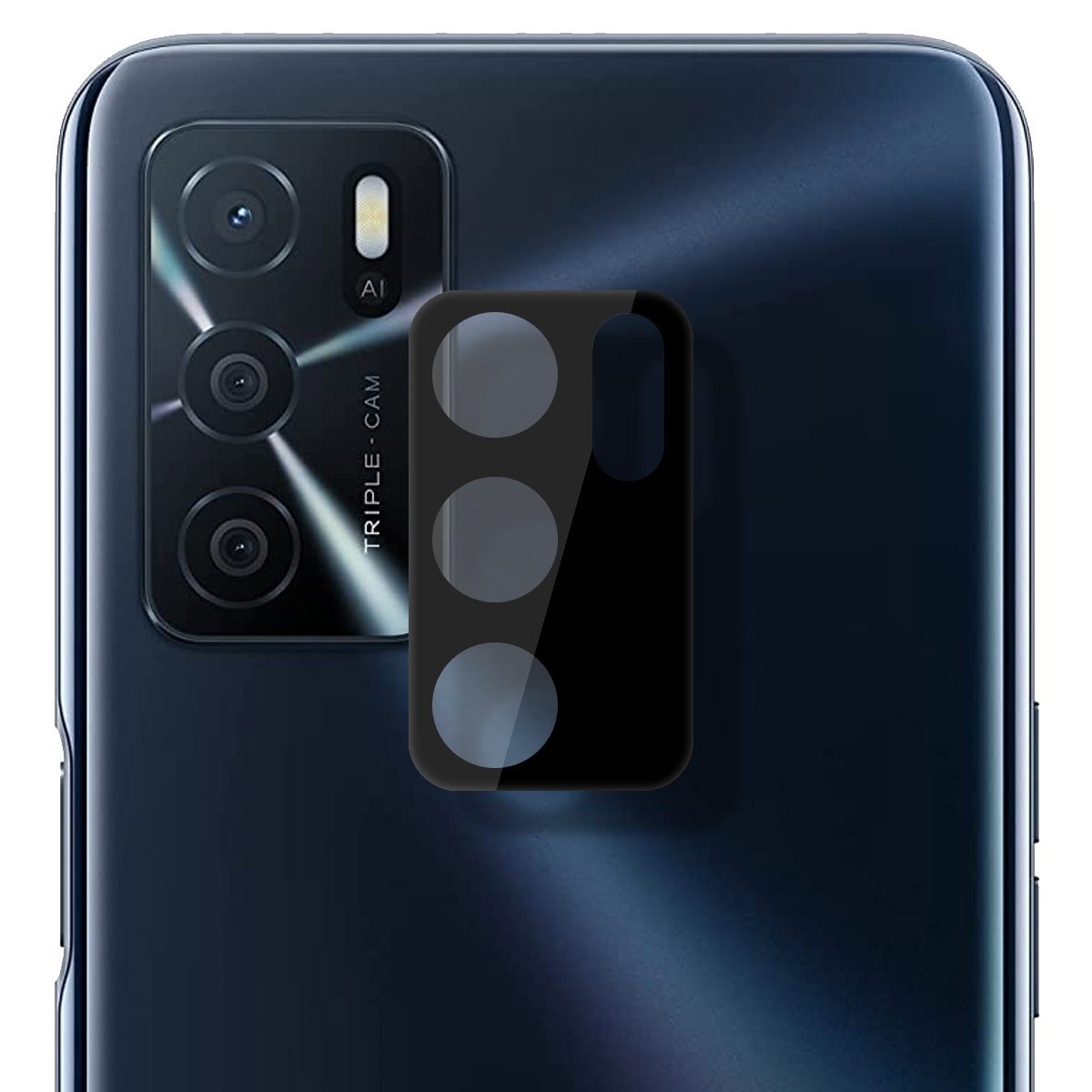 Protector Cristal Templado Cámara Trasera para Oppo A54s Vidrio