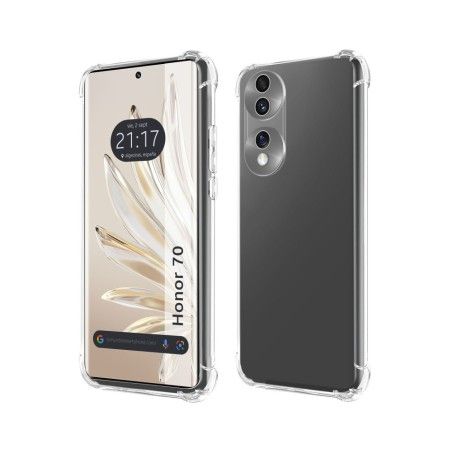Funda Silicona Antigolpes Transparente para Huawei Honor 70 5G