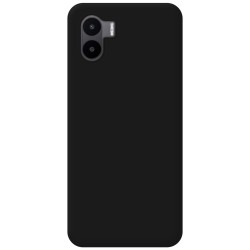 Funda Silicona Líquida Ultra Suave para Xiaomi Redmi A1 color Negra 2