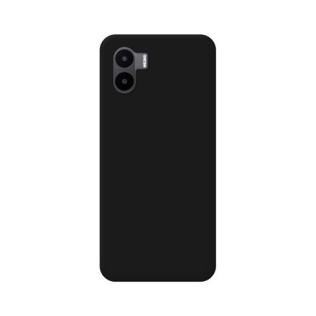 Funda Silicona Líquida Ultra Suave para Xiaomi Redmi A1 color Negra