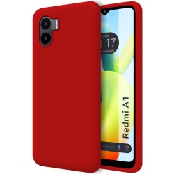 Funda Silicona Líquida Ultra Suave para Xiaomi Redmi A1 color Roja
