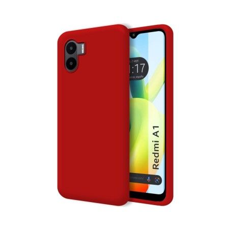 Funda Silicona Líquida Ultra Suave para Xiaomi Redmi A1 color Roja