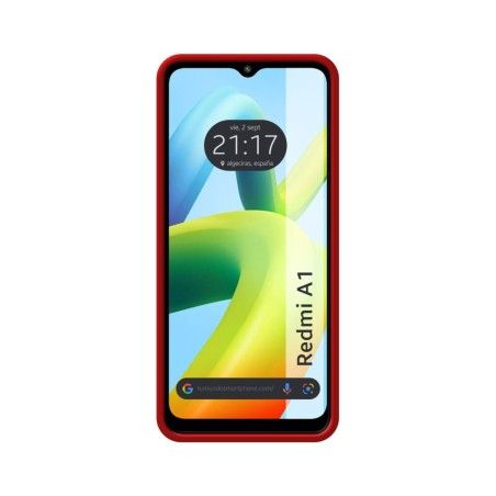 Funda Silicona Líquida Ultra Suave para Xiaomi Redmi A1 color Roja