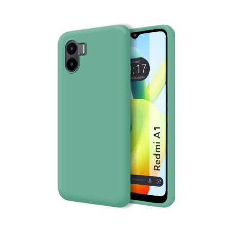 Funda Silicona Líquida Ultra Suave para Xiaomi Redmi A1 color Verde