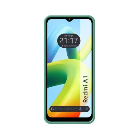Funda Silicona Líquida Ultra Suave para Xiaomi Redmi A1 color Verde