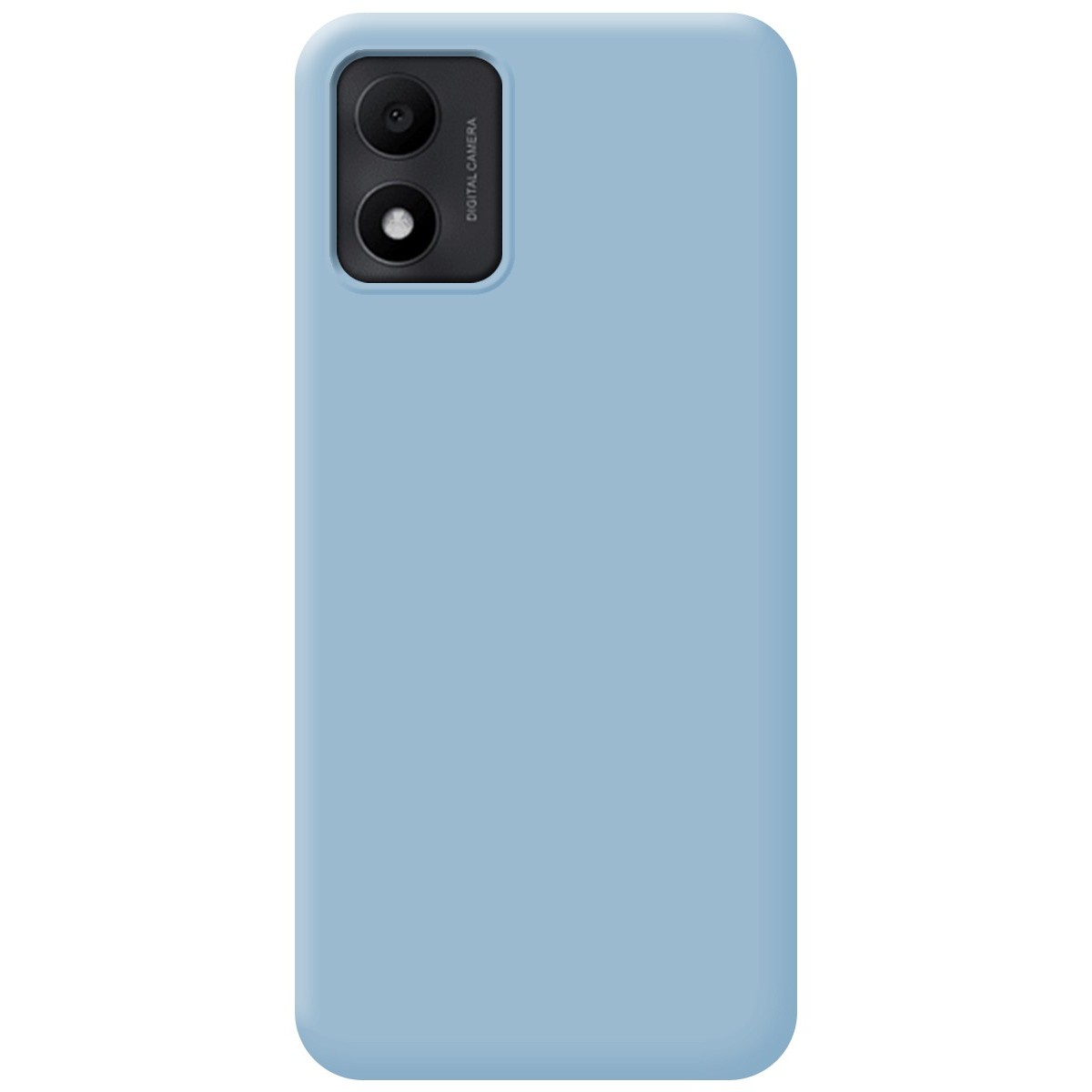 Funda Silicona Líquida Ultra Suave para TCL 305i color Azul
