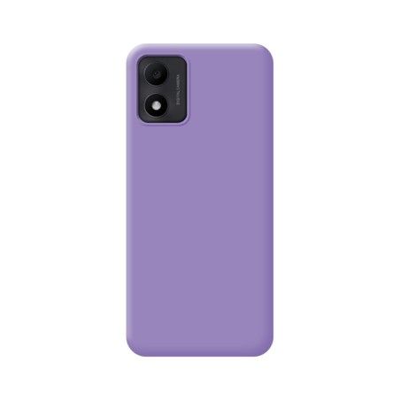 Funda Silicona Líquida Ultra Suave para TCL 305i color Morada