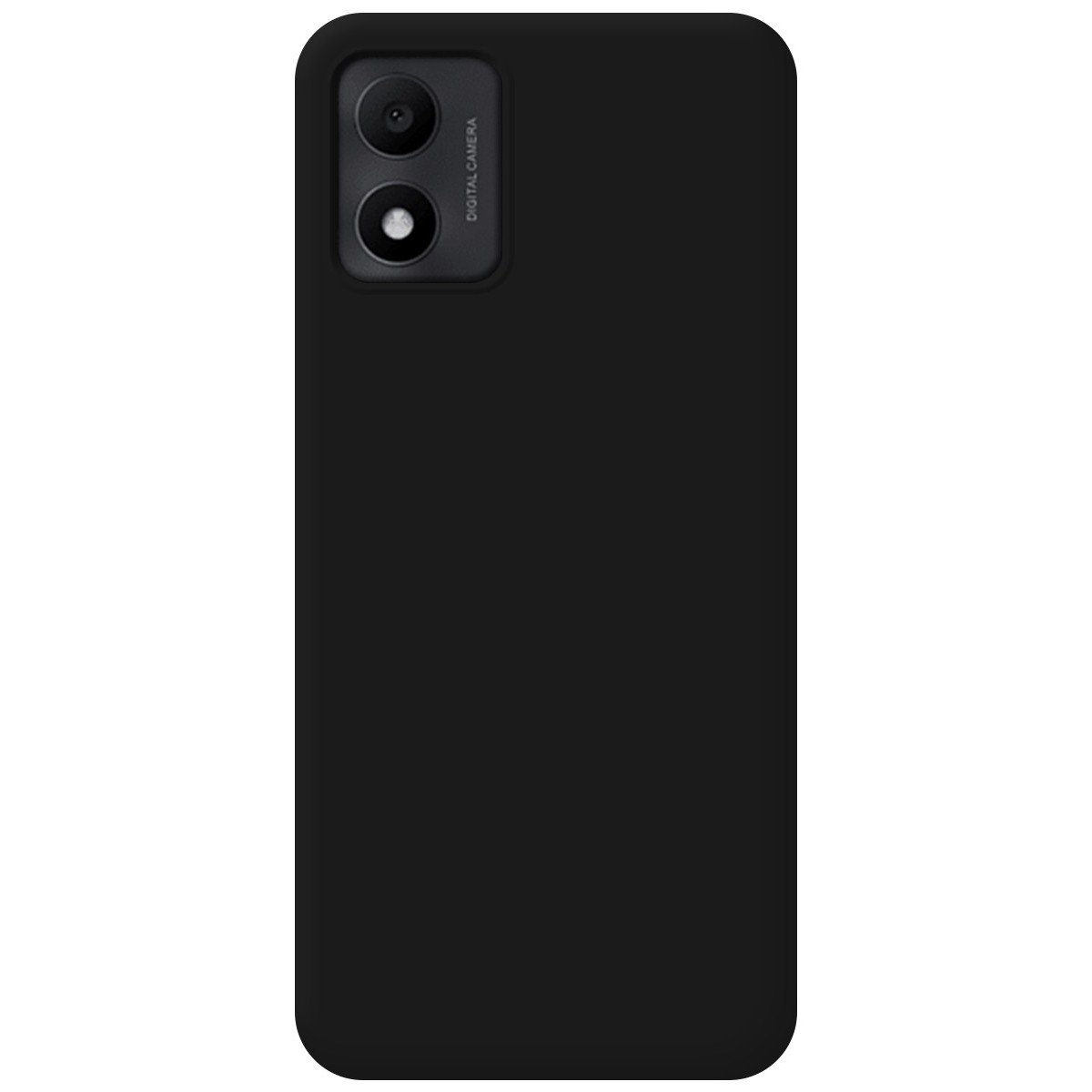 Funda Silicona Líquida Ultra Suave para TCL 305i color Negra