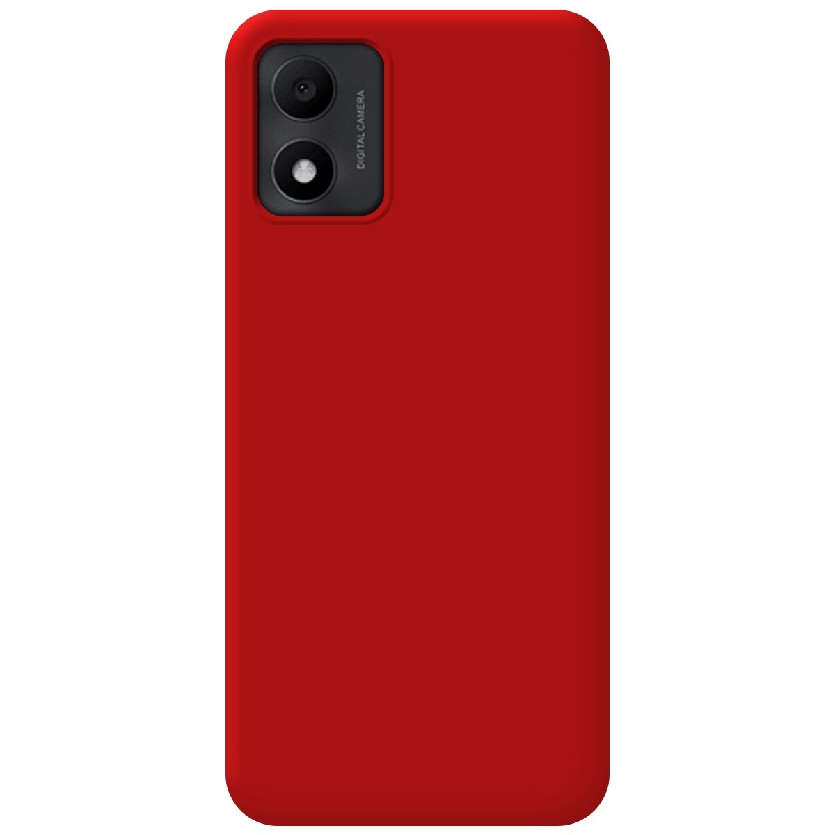 Funda Silicona Líquida Ultra Suave para TCL 305i color Roja