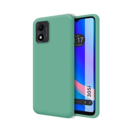 Funda Silicona Líquida Ultra Suave para TCL 305i color Verde