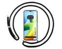 Funda Colgante Transparente para Xiaomi Redmi A1 con Cordon Negro