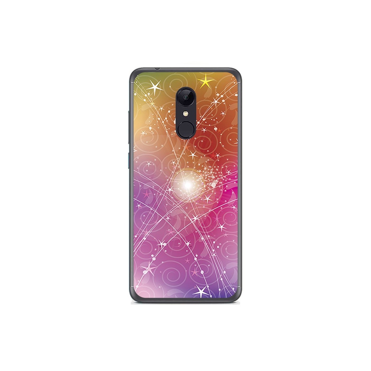 Funda Gel Tpu para Xiaomi Redmi 5 Diseño Abstracto Dibujos