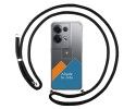 Personaliza tu Funda Colgante Transparente para Oppo Reno 8 Pro 5G con Cordon Negro Dibujo Personalizada