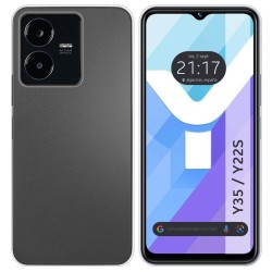 Funda Silicona Gel TPU Transparente para Vivo Y35 / Y22s