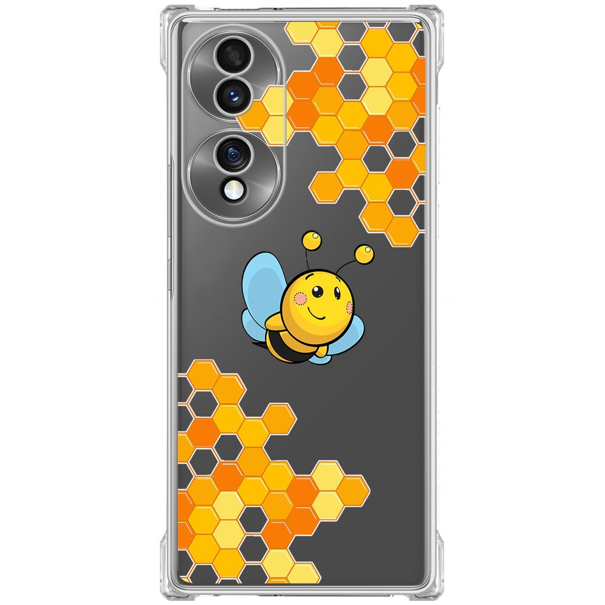 Funda Silicona Antigolpes para Huawei Honor 70 5G diseño Abeja Dibujos