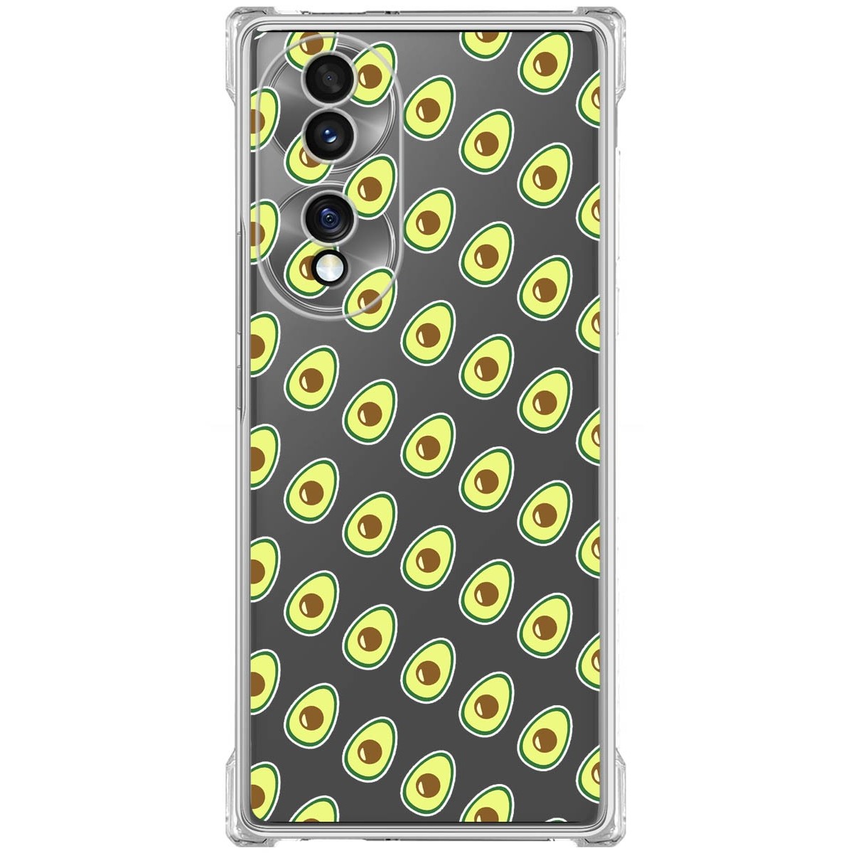 Funda Silicona Antigolpes para Huawei Honor 70 5G diseño Aguacate Dibujos
