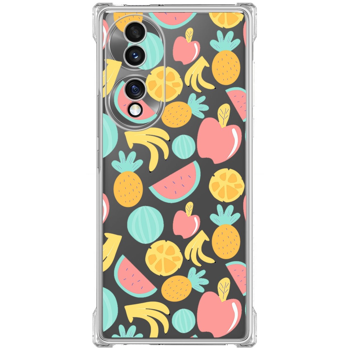 Funda Silicona Antigolpes para Huawei Honor 70 5G diseño Frutas 02 Dibujos