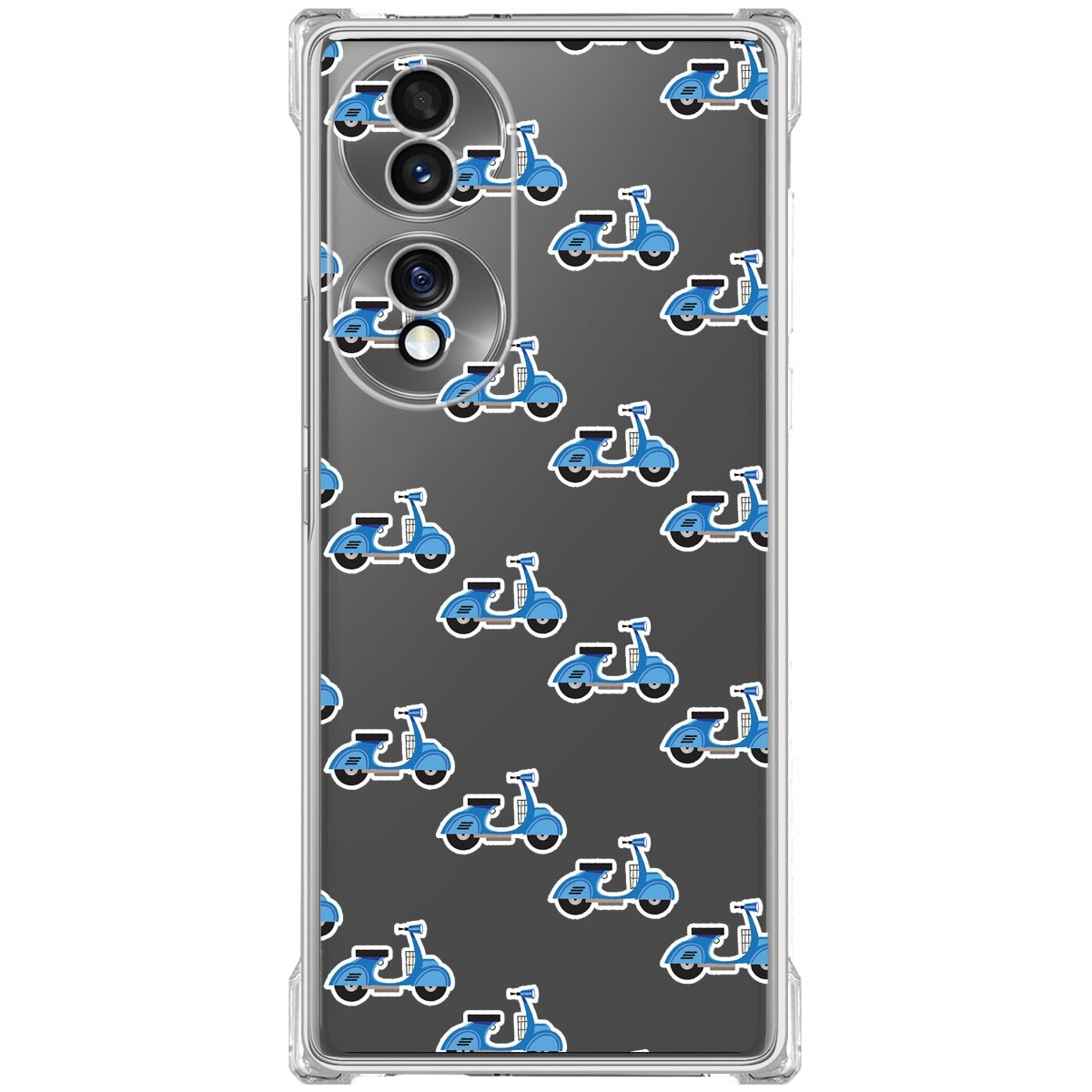 Funda Silicona Antigolpes para Huawei Honor 70 5G diseño Scooter Dibujos