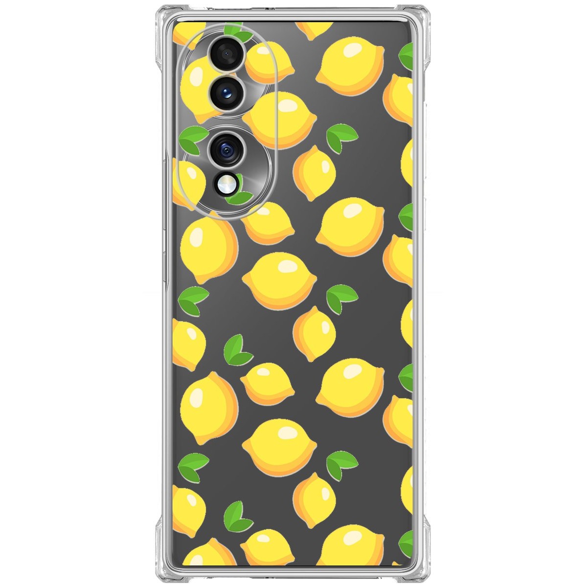 Funda Silicona Antigolpes para Huawei Honor 70 5G diseño Limones Dibujos