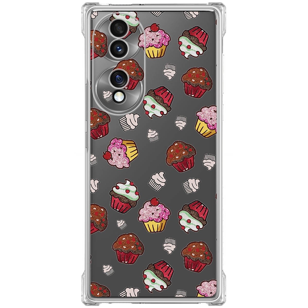 Funda Silicona Antigolpes para Huawei Honor 70 5G diseño Muffins Dibujos