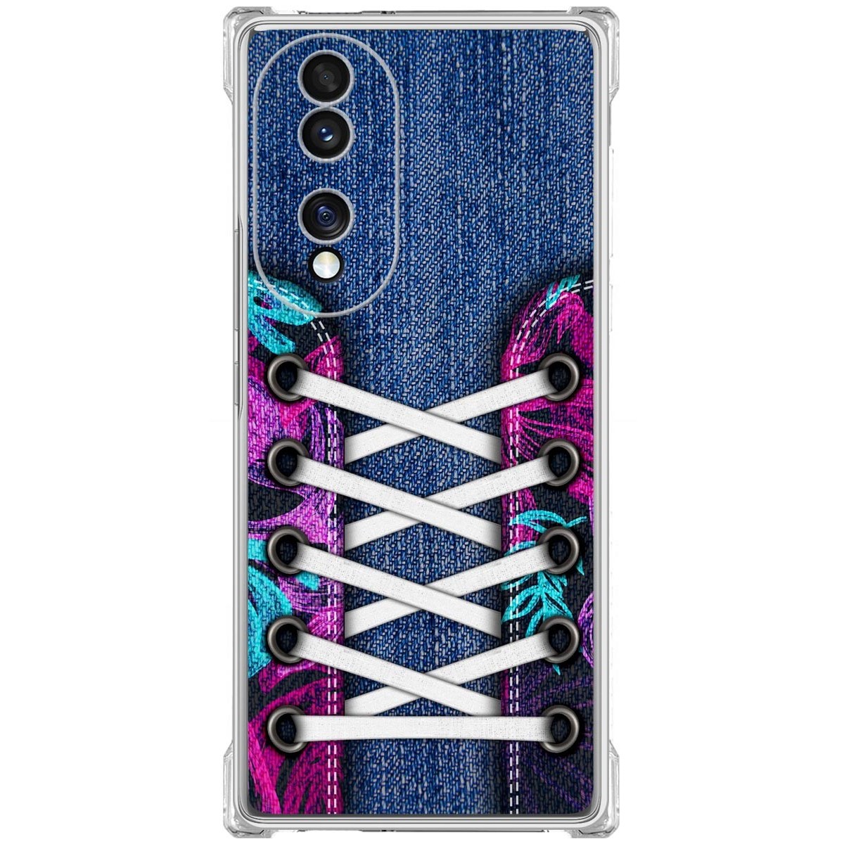 Funda Silicona Antigolpes para Huawei Honor 70 5G diseño Zapatillas 06 Dibujos