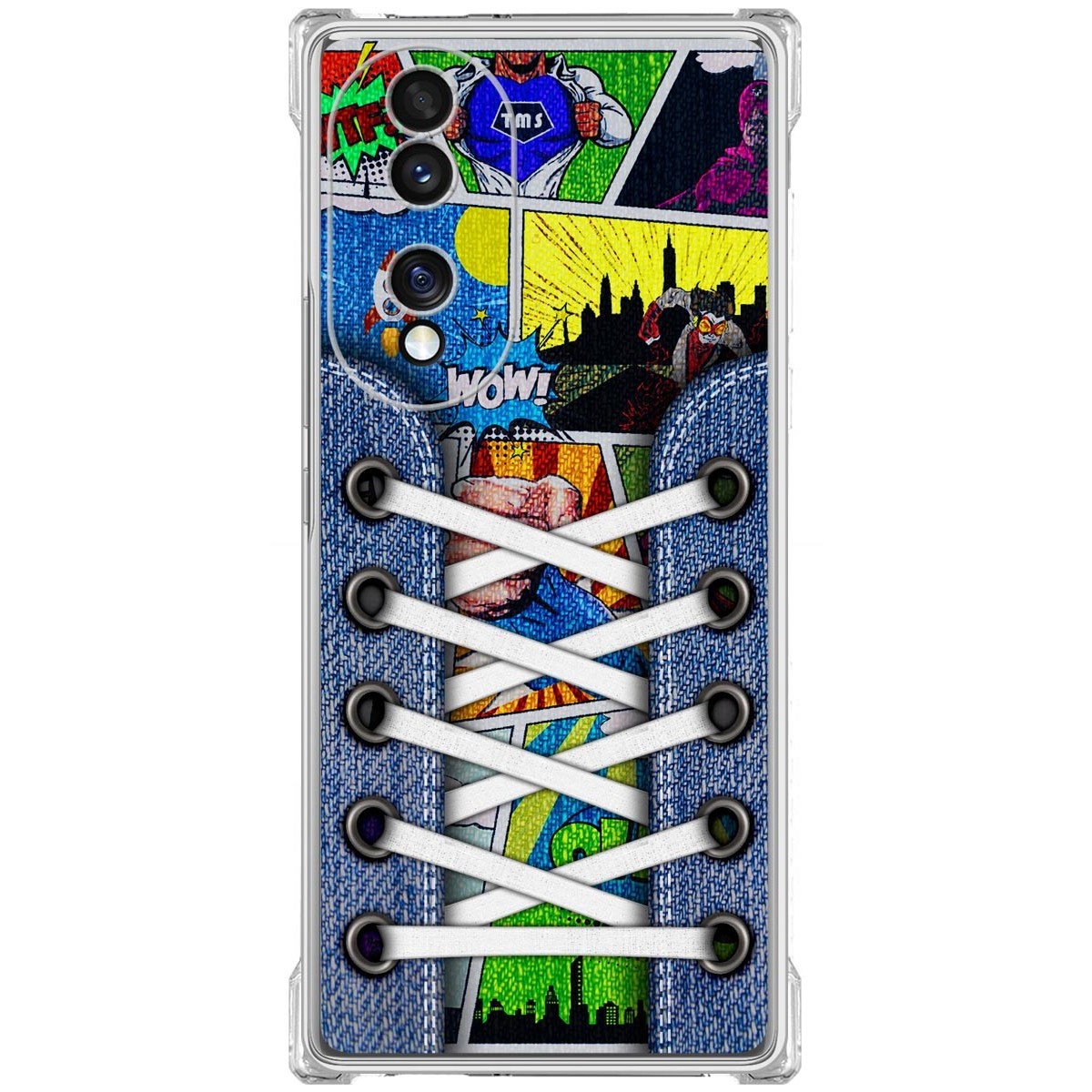 Funda Silicona Antigolpes para Huawei Honor 70 5G diseño Zapatillas 14 Dibujos