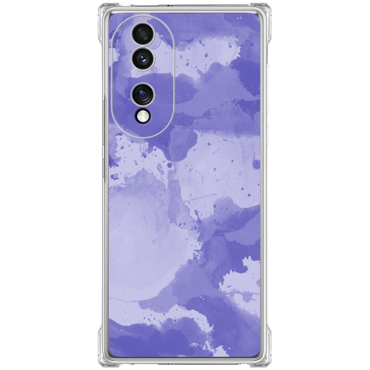 Funda Silicona Antigolpes para Huawei Honor 70 5G diseño Acuarela 01 Dibujos