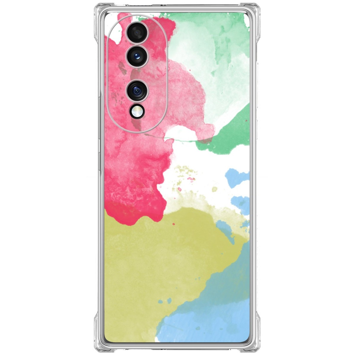 Funda Silicona Antigolpes para Huawei Honor 70 5G diseño Acuarela 02 Dibujos