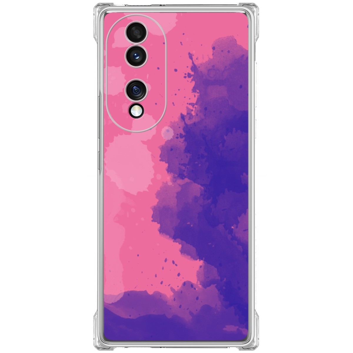 Funda Silicona Antigolpes para Huawei Honor 70 5G diseño Acuarela 07 Dibujos