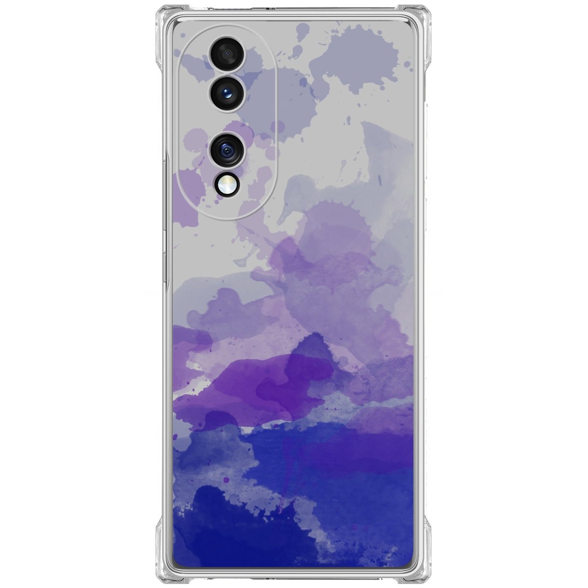 Funda Silicona Antigolpes para Huawei Honor 70 5G diseño Acuarela 09 Dibujos