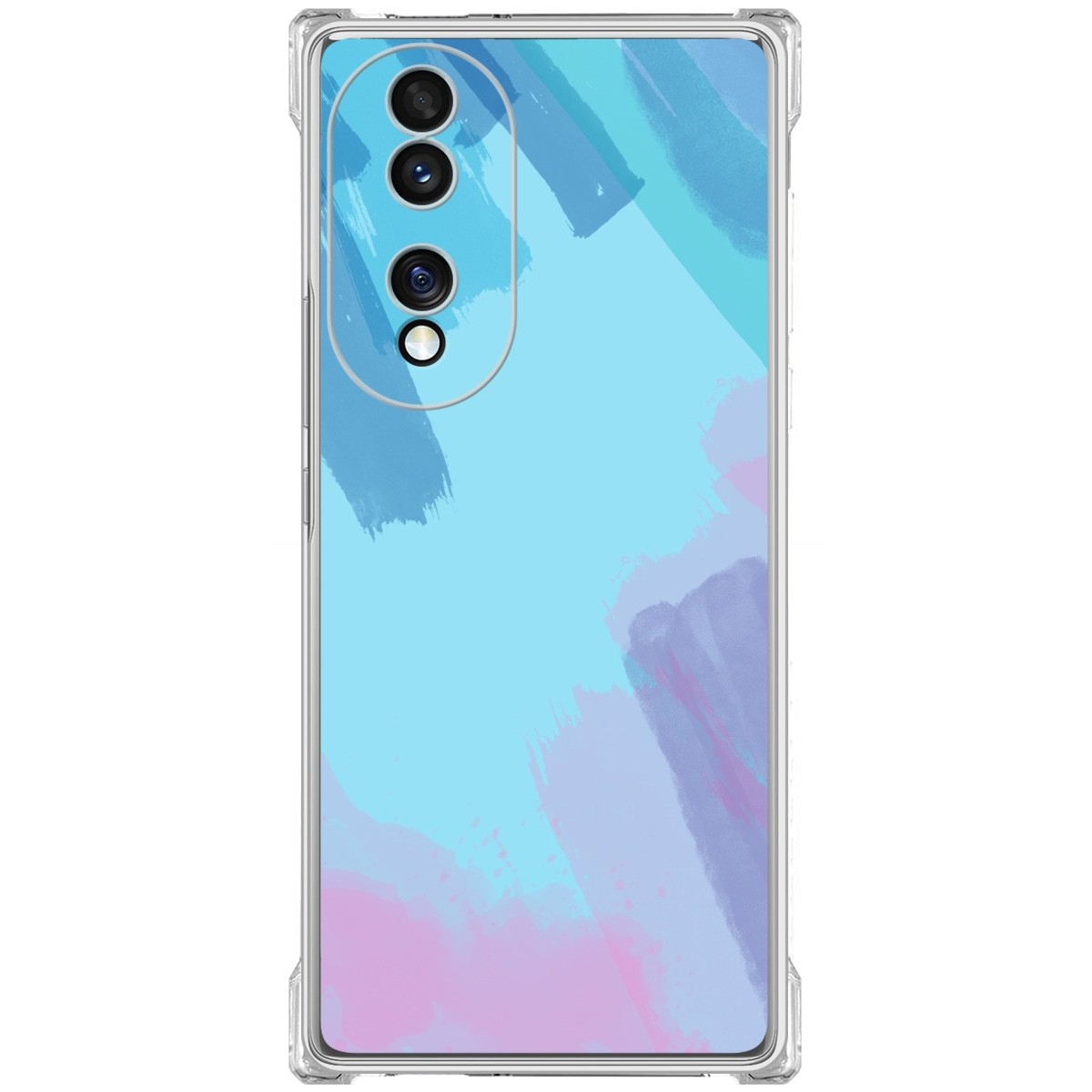Funda Silicona Antigolpes para Huawei Honor 70 5G diseño Acuarela 10 Dibujos