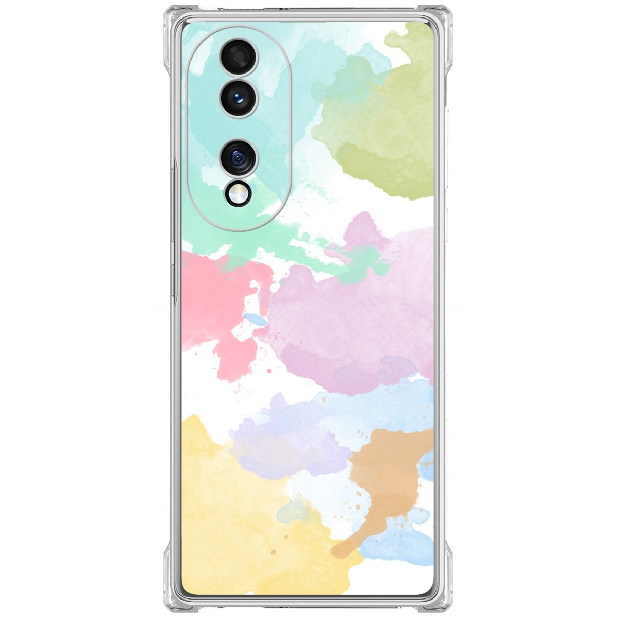 Funda Silicona Antigolpes para Huawei Honor 70 5G diseño Acuarela 11 Dibujos