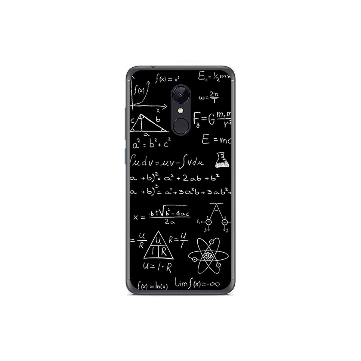 Funda Gel Tpu para Xiaomi Redmi 5 Diseño Formulas Dibujos