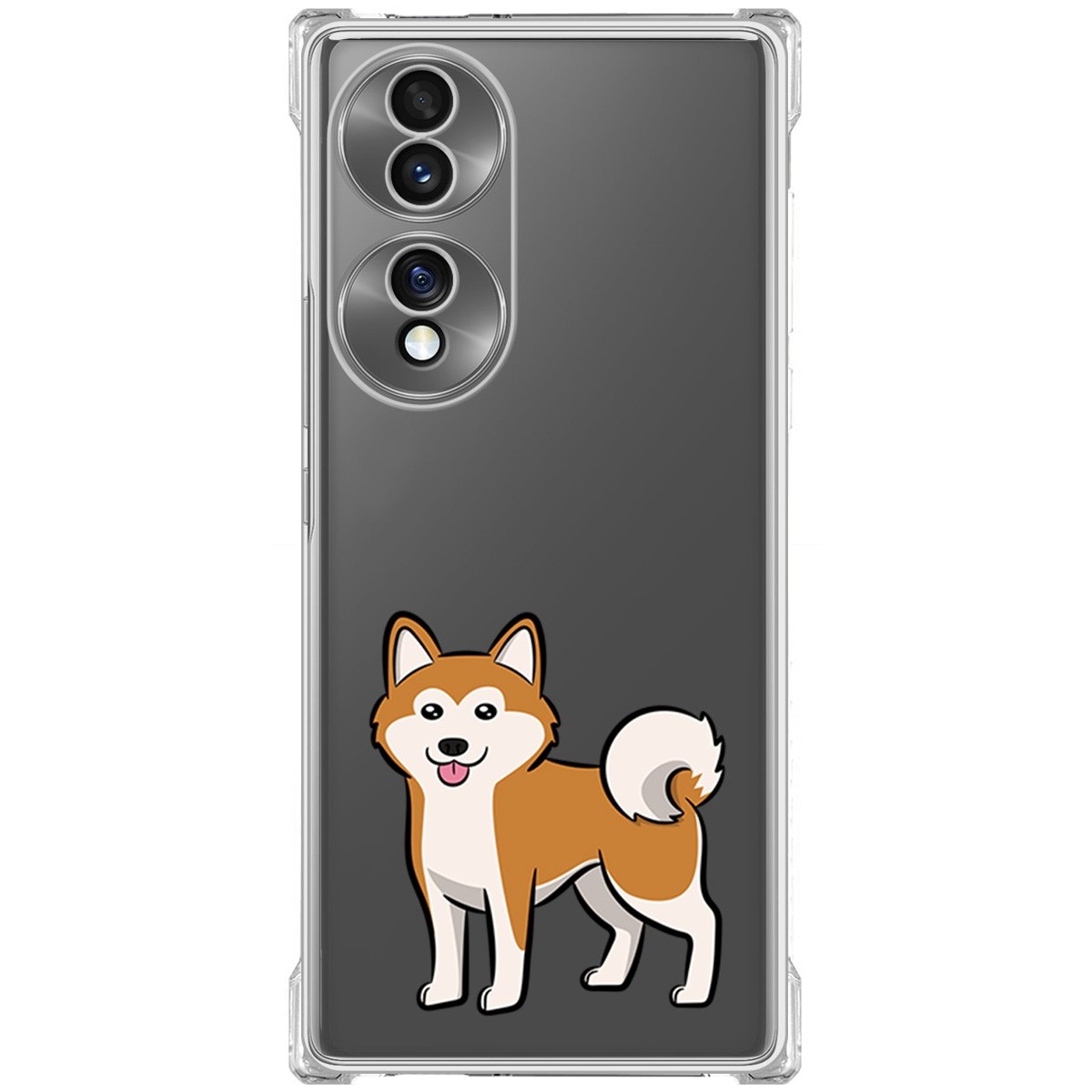 Funda Silicona Antigolpes para Huawei Honor 70 5G diseño Perros 02 Dibujos