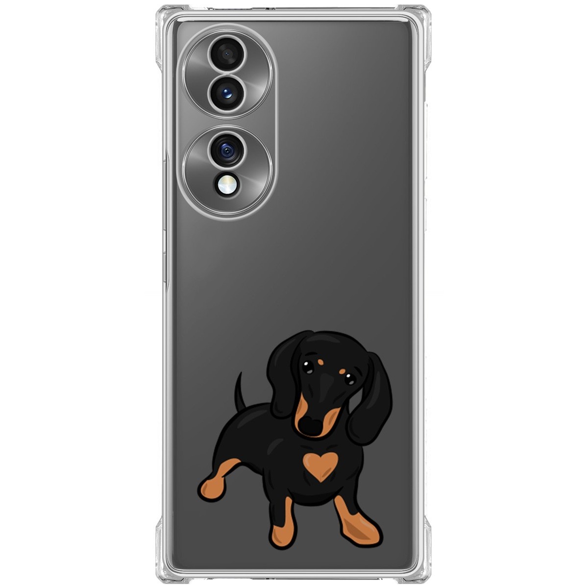 Funda Silicona Antigolpes para Huawei Honor 70 5G diseño Perros 04 Dibujos