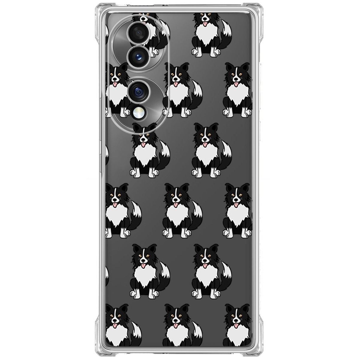 Funda Silicona Antigolpes para Huawei Honor 70 5G diseño Perros 07 Dibujos