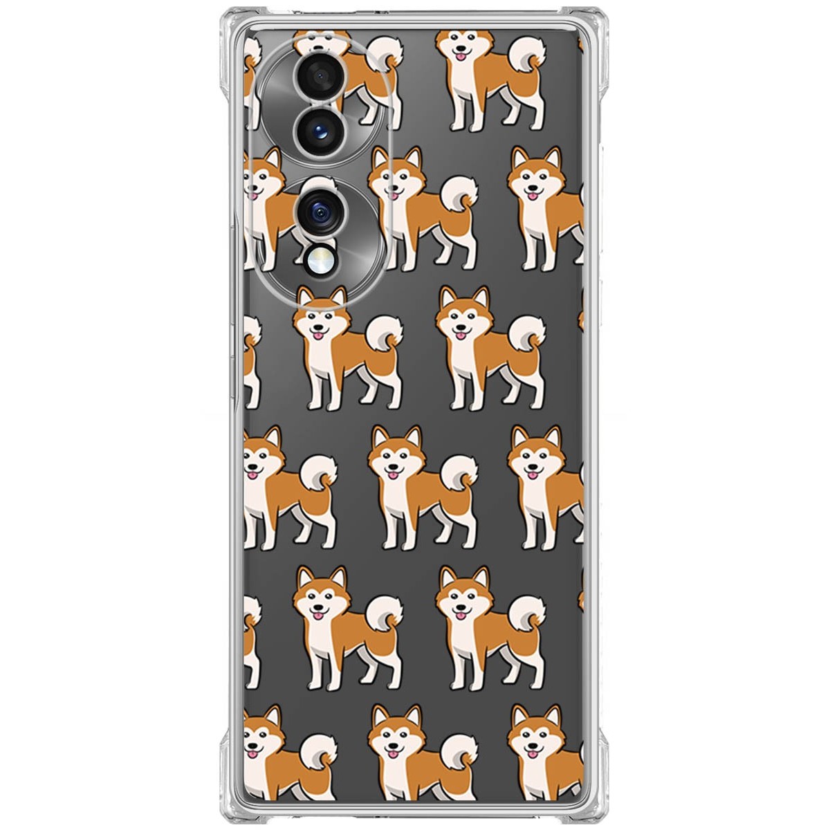Funda Silicona Antigolpes para Huawei Honor 70 5G diseño Perros 08 Dibujos