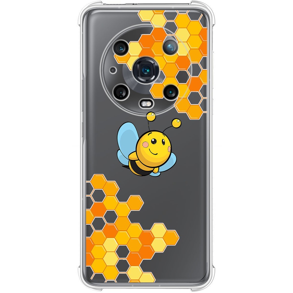 Funda Silicona Antigolpes para Huawei Honor Magic 4 Pro 5G diseño Abeja Dibujos