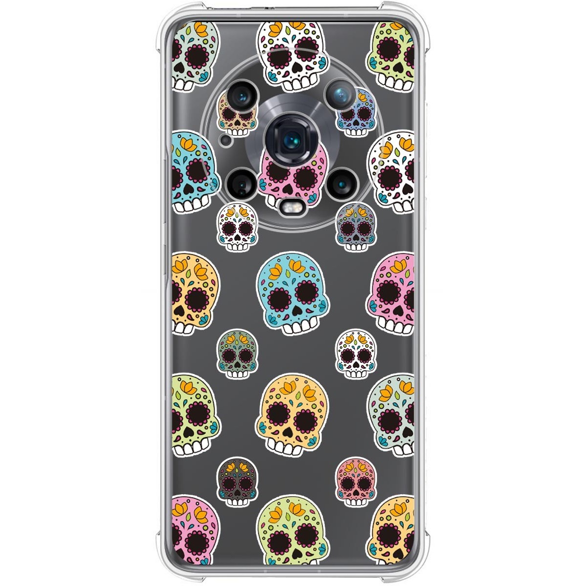 Funda Silicona Antigolpes para Huawei Honor Magic 4 Pro 5G diseño Catrina Dibujos