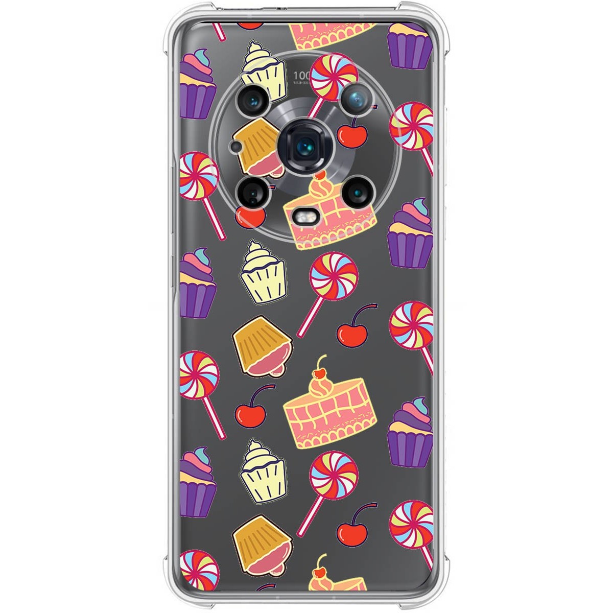 Funda Silicona Antigolpes para Huawei Honor Magic 4 Pro 5G diseño Dulces 01 Dibujos