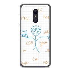 Funda Gel Tpu para Xiaomi Redmi 5 Diseño Informatico Dibujos