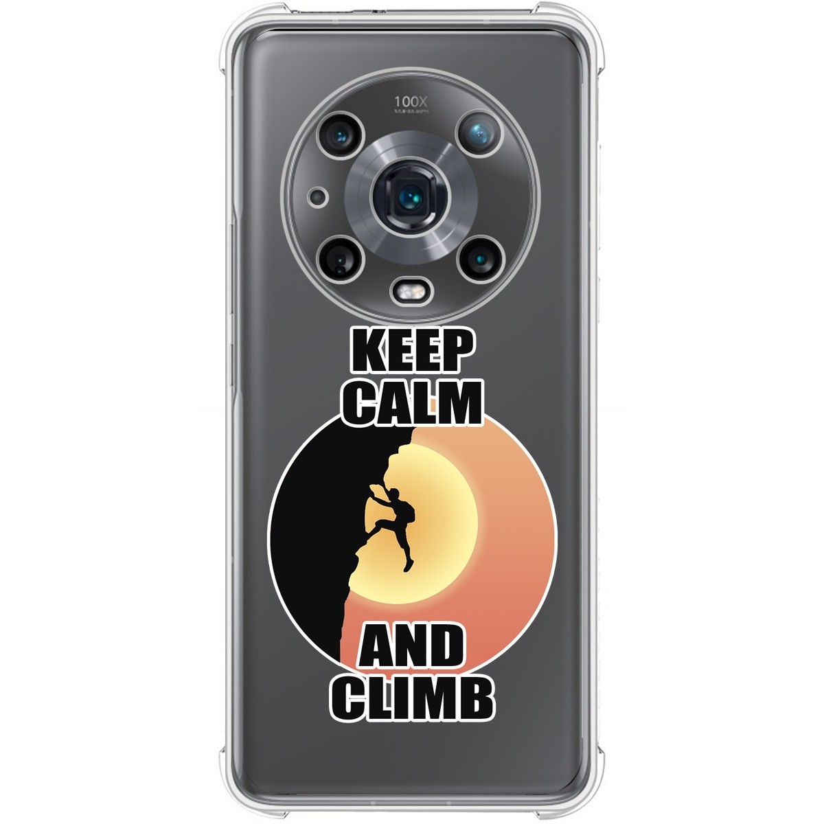 Funda Silicona Antigolpes para Huawei Honor Magic 4 Pro 5G diseño Hombre Escalada Dibujos