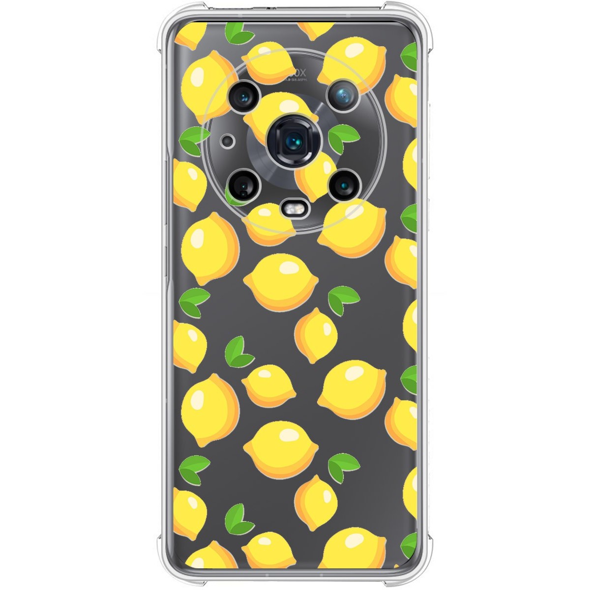 Funda Silicona Antigolpes para Huawei Honor Magic 4 Pro 5G diseño Limones Dibujos