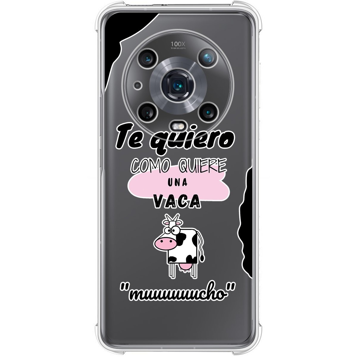 Funda Silicona Antigolpes para Huawei Honor Magic 4 Pro 5G diseño Vaca Dibujos