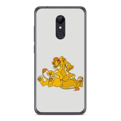 Funda Gel Tpu para Xiaomi Redmi 5 Diseño Leones Dibujos