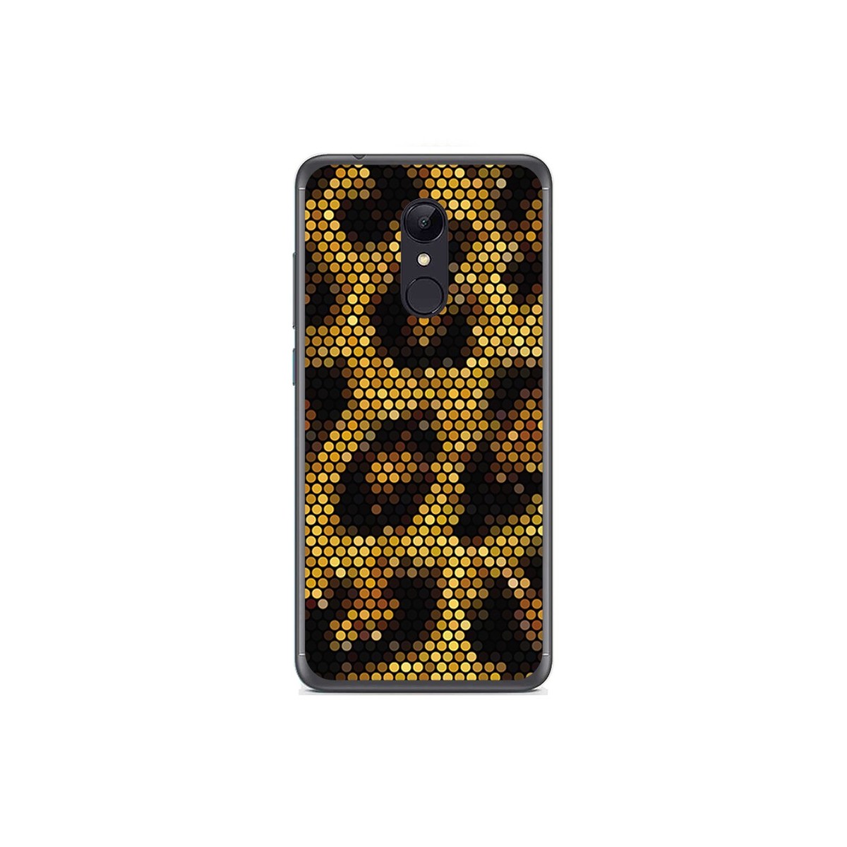 Funda Gel Tpu para Xiaomi Redmi 5 Diseño Leopardo Dibujos