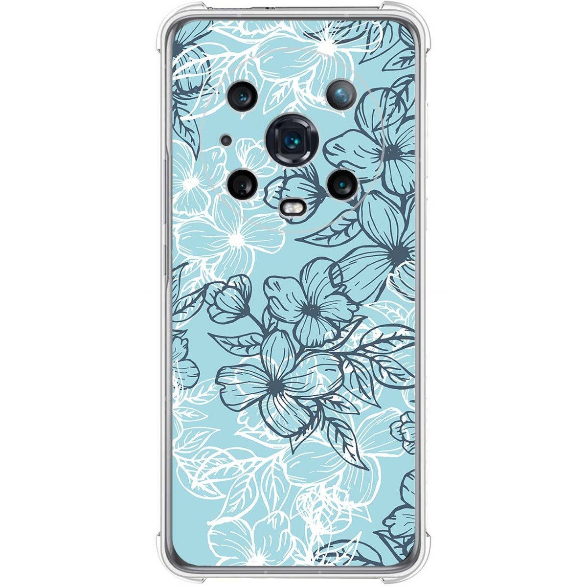 Funda Silicona Antigolpes para Huawei Honor Magic 4 Pro 5G diseño Flores 03 Dibujos
