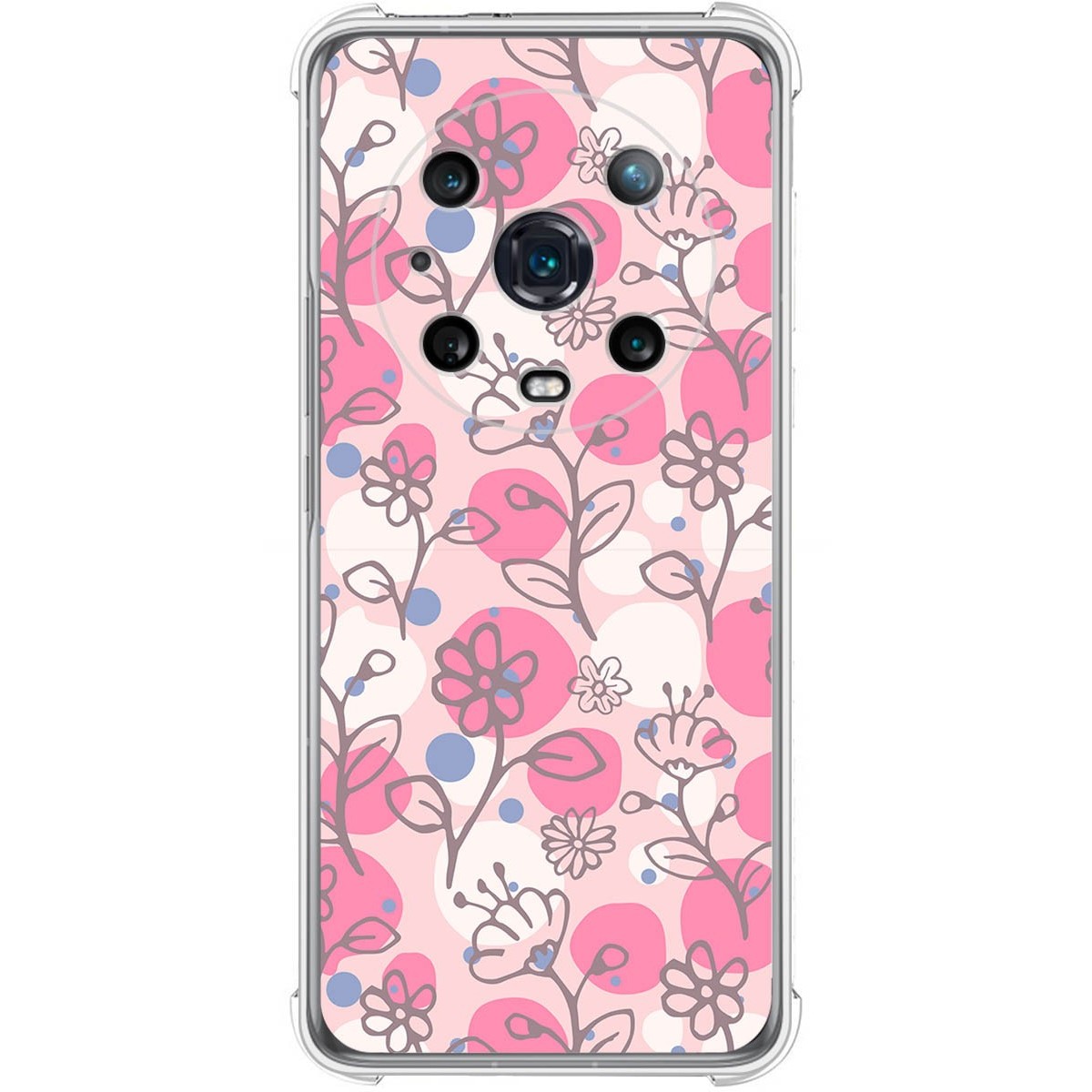 Funda Silicona Antigolpes para Huawei Honor Magic 4 Pro 5G diseño Flores 07 Dibujos