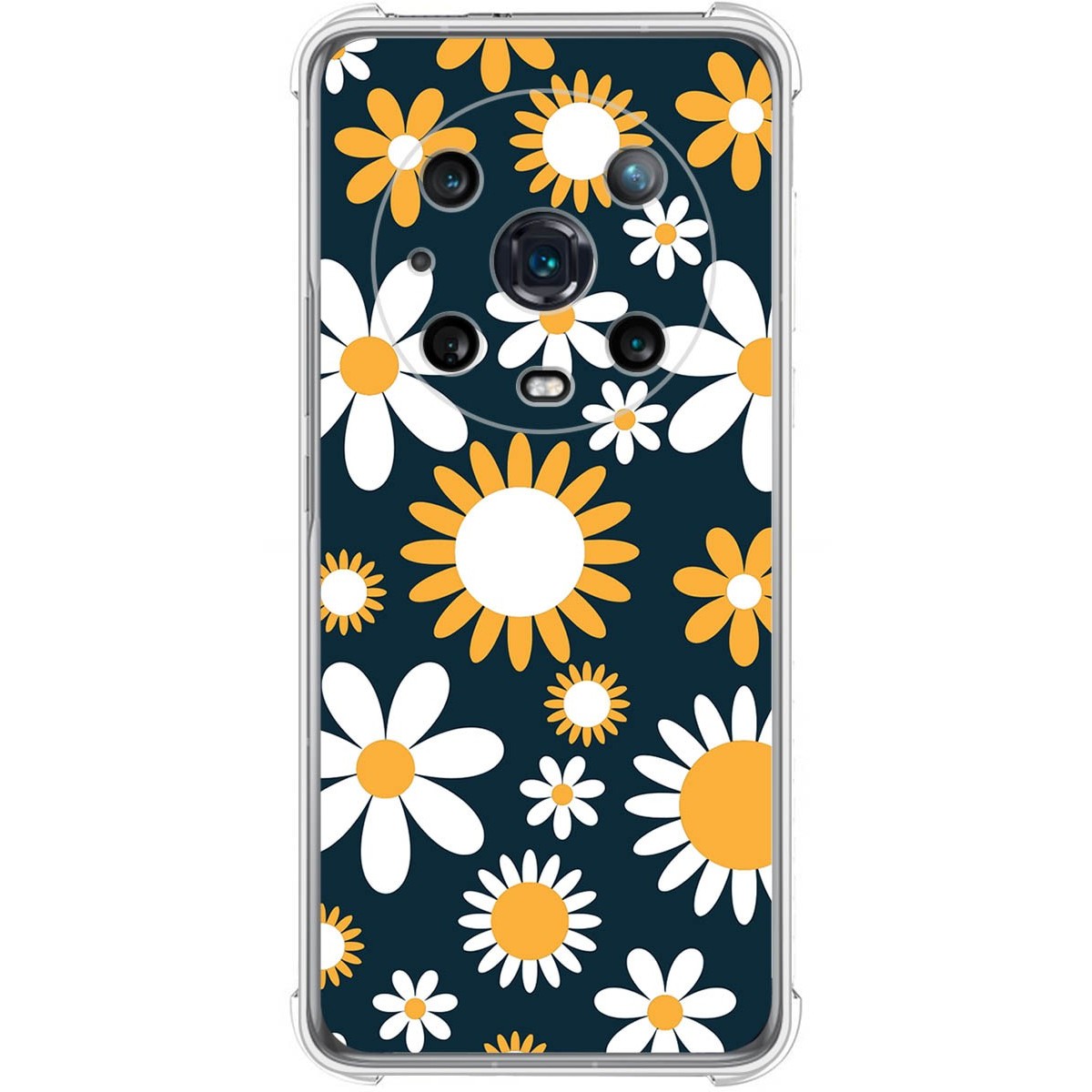 Funda Silicona Antigolpes para Huawei Honor Magic 4 Pro 5G diseño Flores 08 Dibujos